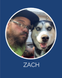 Zach and his dog